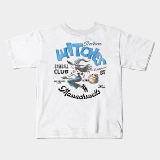 Salem Witches Baseball Team 1888 Kids T-Shirt